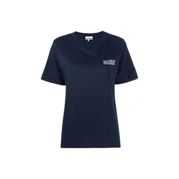 GANNI T-Shirts Women's Blue