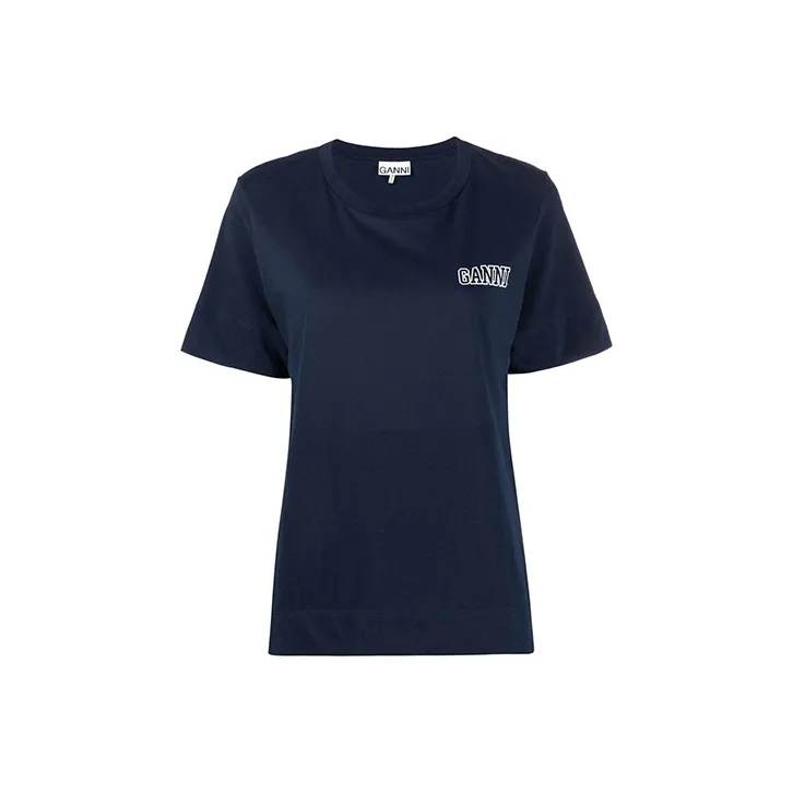 GANNI T-Shirts Women's Blue-0