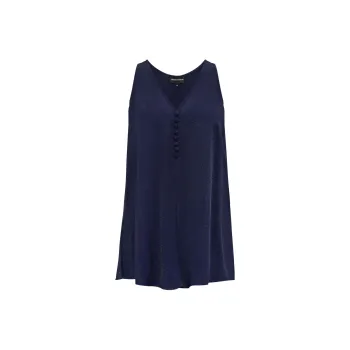 EMPORIO ARMANI Armure Viscose V neck Top
