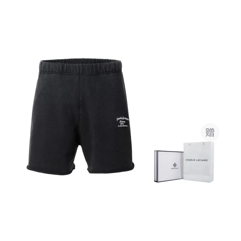 Charlie Luciano Casual Shorts Unisex Dark Gray-0