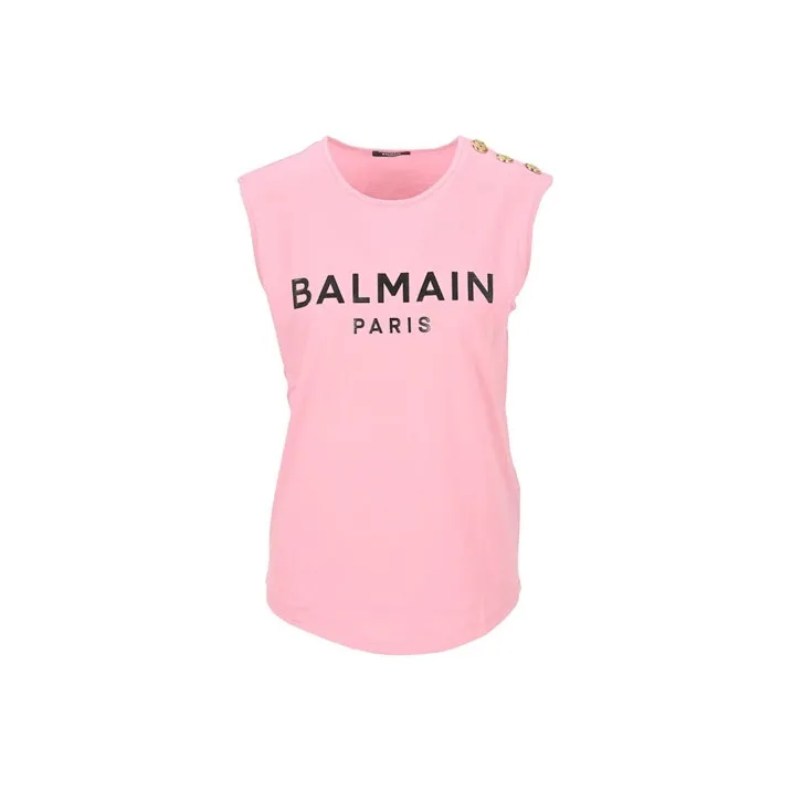 BALMAIN T-Shirts Women's Pink-0