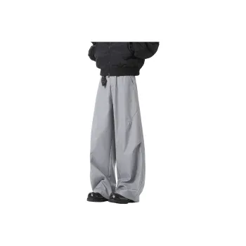 OPOX Casual Pants Unisex Gray