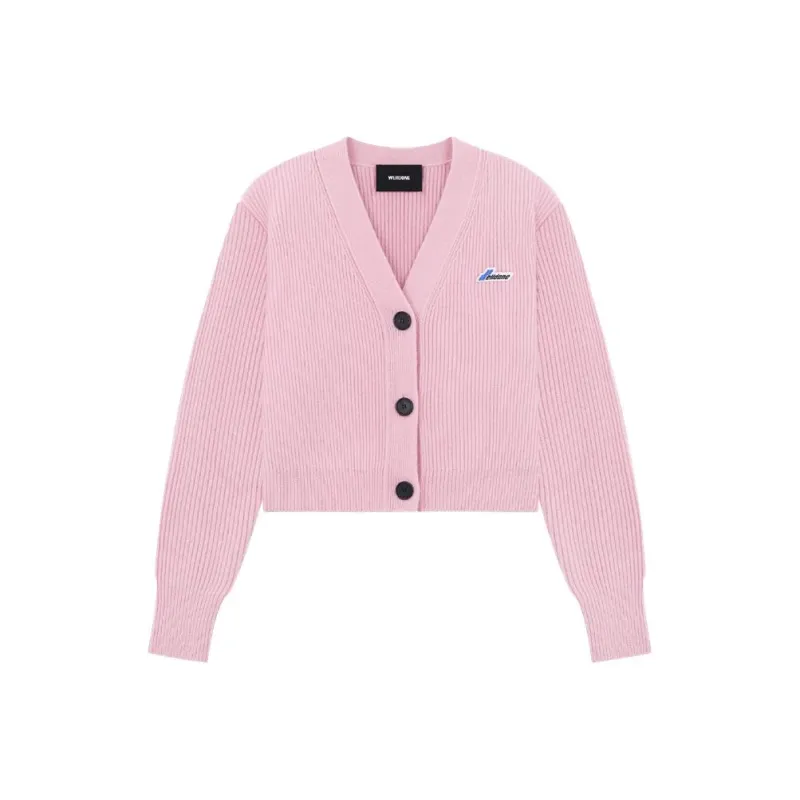 WE11DONE SS23 Crop Top Women's Light Pink-0