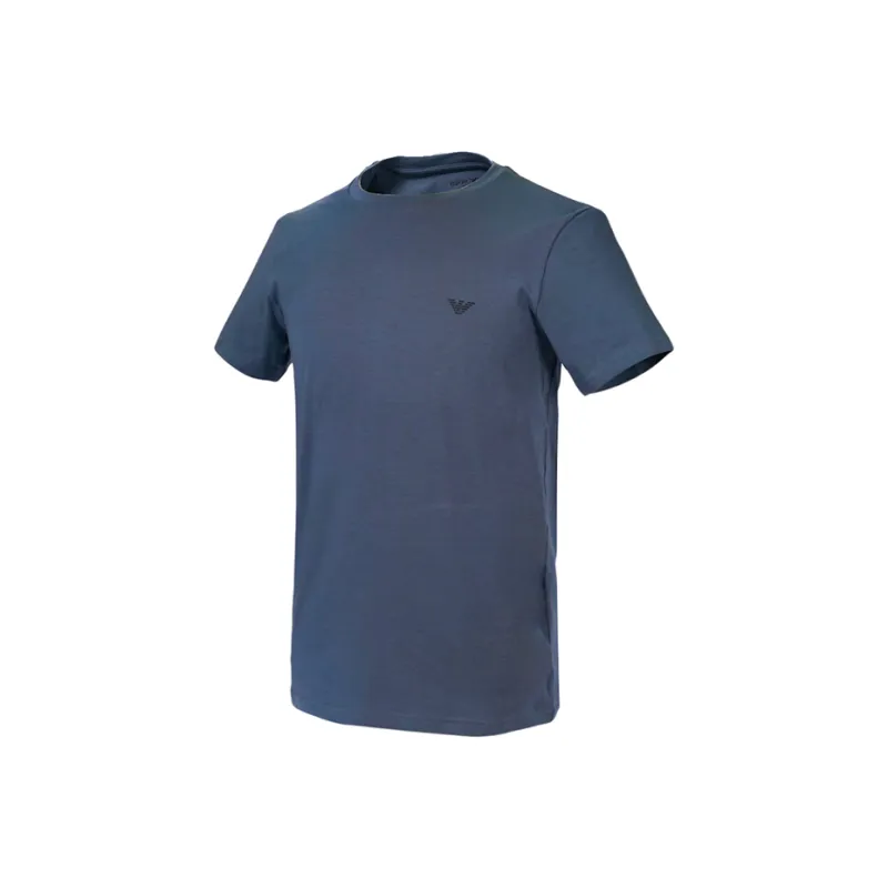 EMPORIO ARMANI T Shirt Men's 2 Pack Blue+Gray-6