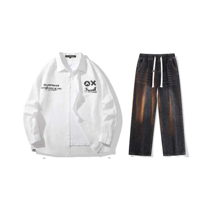 Airwalk Shirt Matching Sets Unisex-2