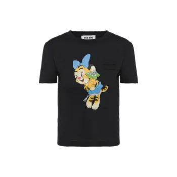 MIU MIU T Shirts Women's Black