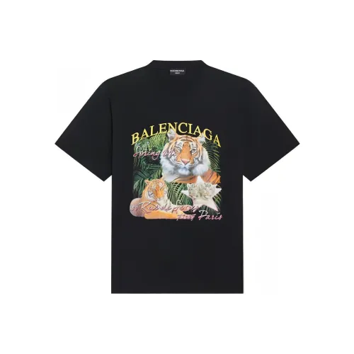 Balenciaga Small Fit Logo Tee 'Black'