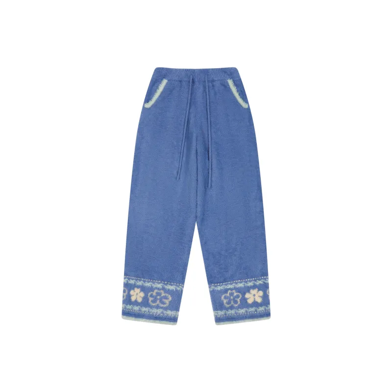 MostwantedLab MostwantedLab Vintage Flower Casual Pants Unisex-9