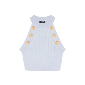 BALMAIN Coin buttons Detailed Top