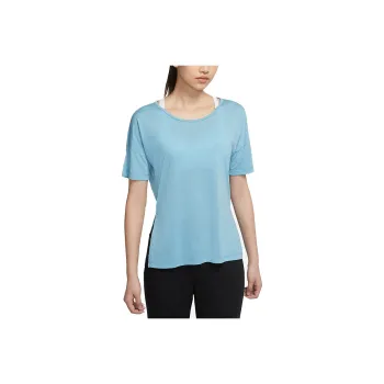 Nike Drop Shoulder Sleeve T Shirt Women's Blue