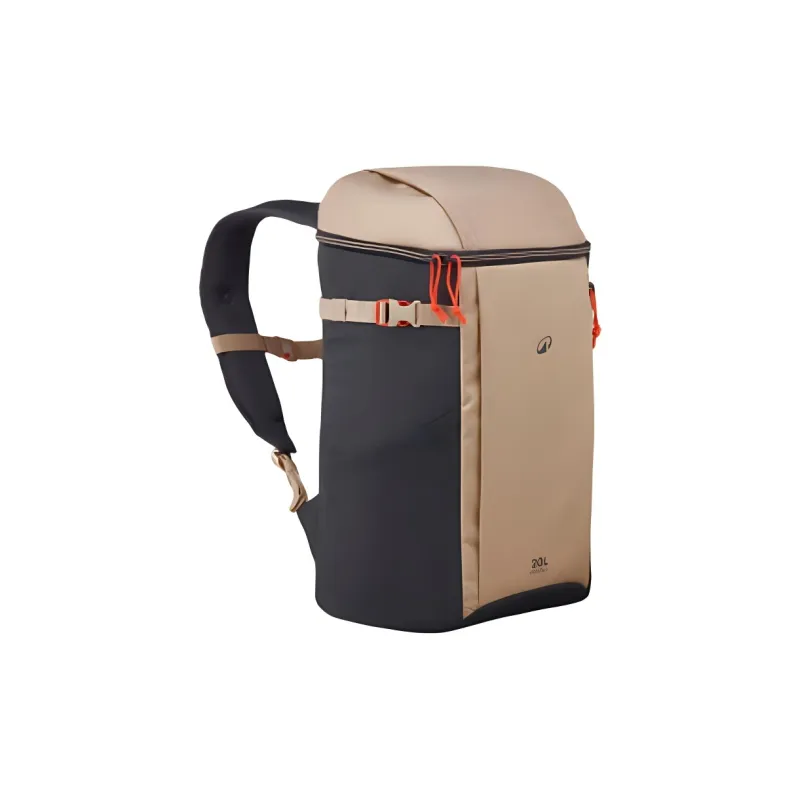 DECATHLON Mountaineering Bag Outdoor Bag Polyurethane 20L Milk Tea Unisex-0