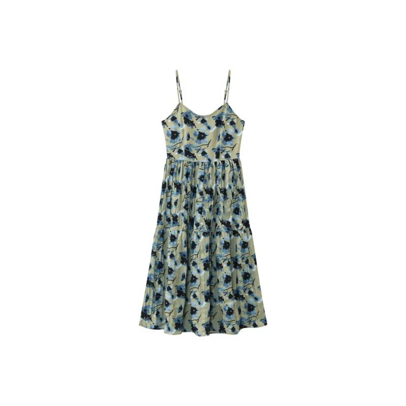 KUHNMARVIN Slip Dress Women's Forest Floral-1