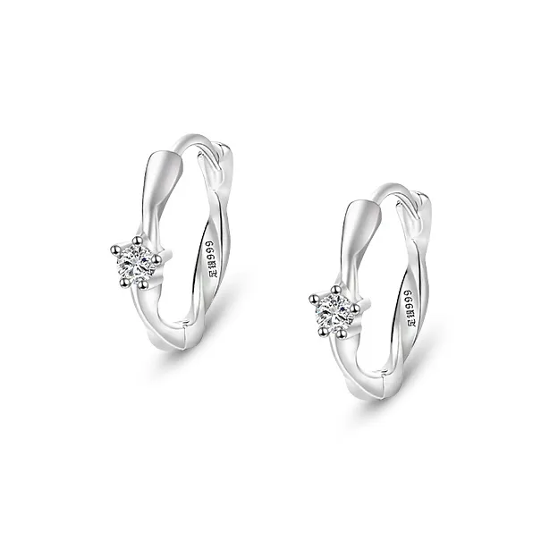 ETAHLOVE Sterling Silver Earrings Unisex-0