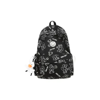 Kaka Tree Nylon Backpack Unisex Black/Pink/Ecru/Blue/Green