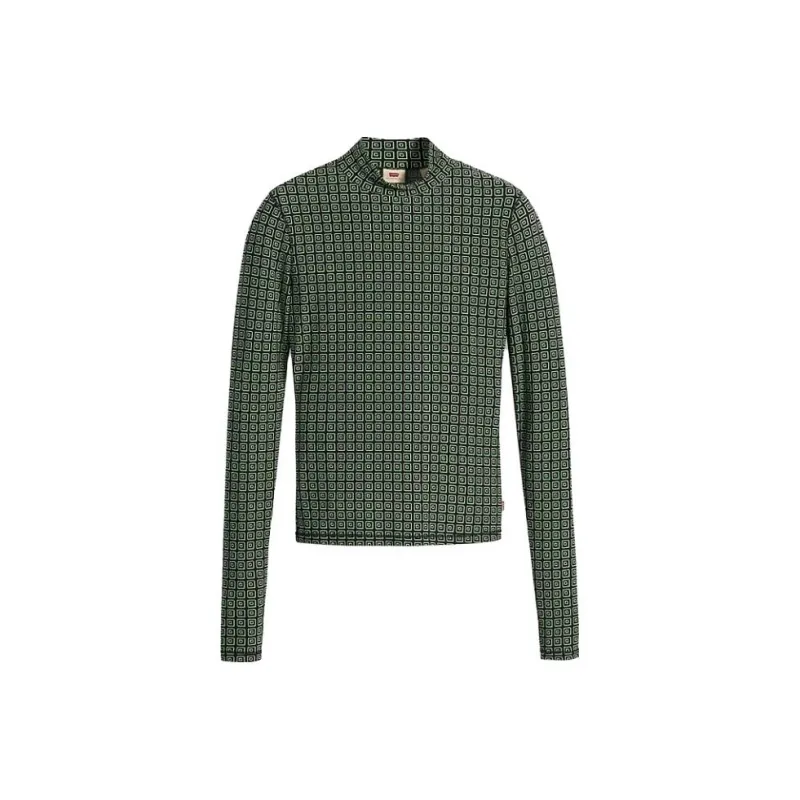 Levis T-Shirts Women's Dark Green-0