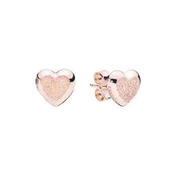 Pandora Stud Earrings Women's Rose Gold