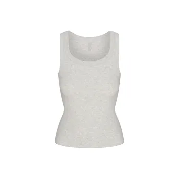 SKIMS Tank Top Women's LIGHT HEATHER GREY/Light Heather Gray