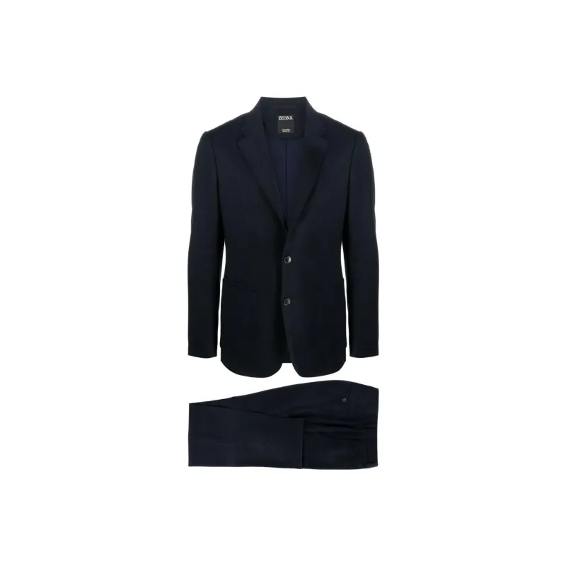 Ermenegildo Zegna Single breasted Wool Suit-0