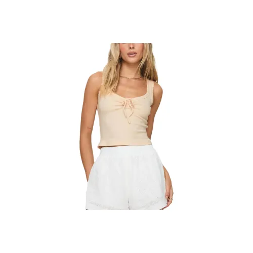 PRINCESS POLLY SIXTEEN TANK TOP Tank Tops Women's CREAM/Cream
