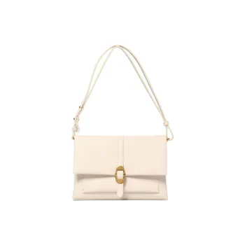 COCCINELLE Gold Plated Shoulder Bag Women's White