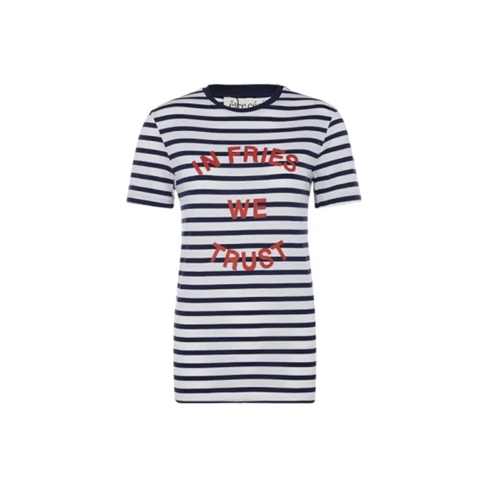 ETRE CECILE Straight T-Shirt Women's Blue-0