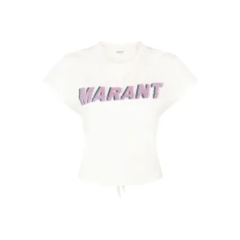 ISABEL MARANT ETOILE Crop Tops Women's Ecru