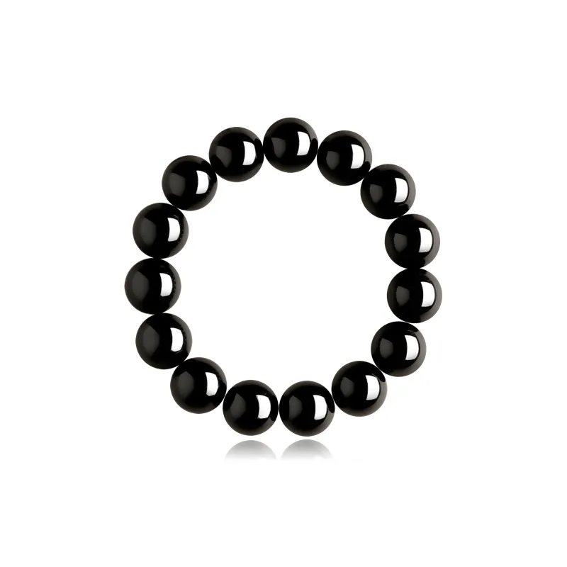 EADDA JEWELRY Natural Obsidian Bracelets Unisex-11
