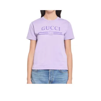 GUCCI T Shirt Women's Light Purple