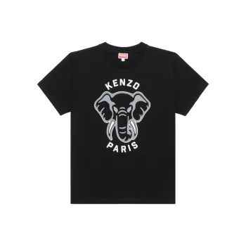 KENZO Varsity Jungle Embroidered T shirt
