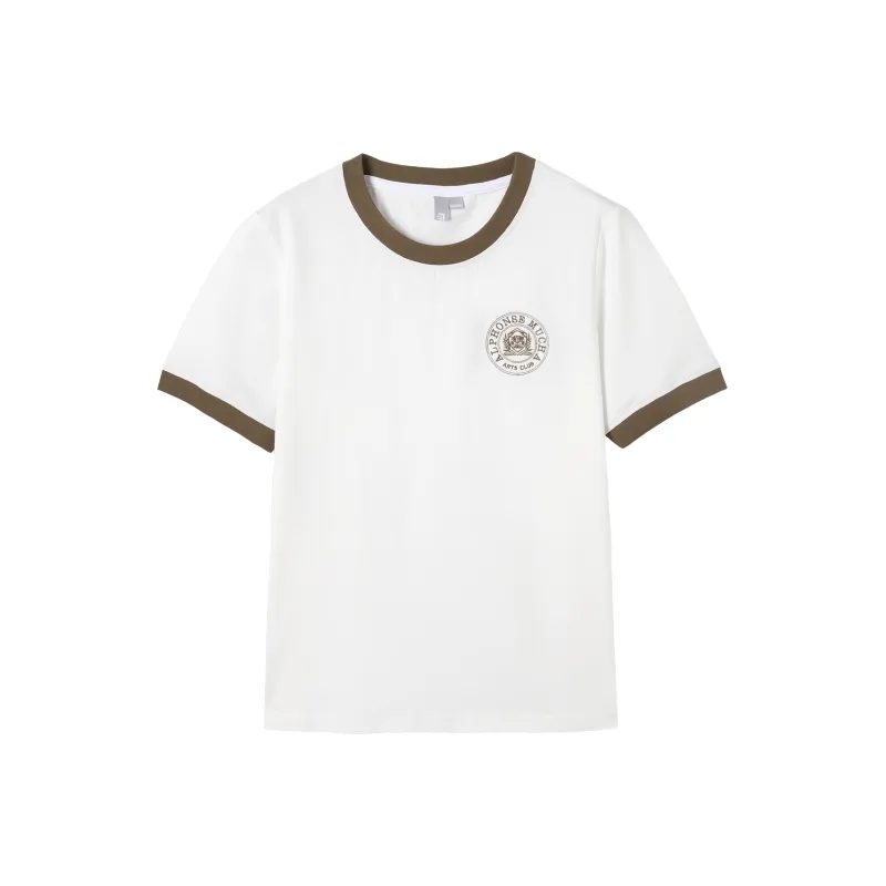 DIALOGUE Conneticut Logo-print Cotton T-shirt-0