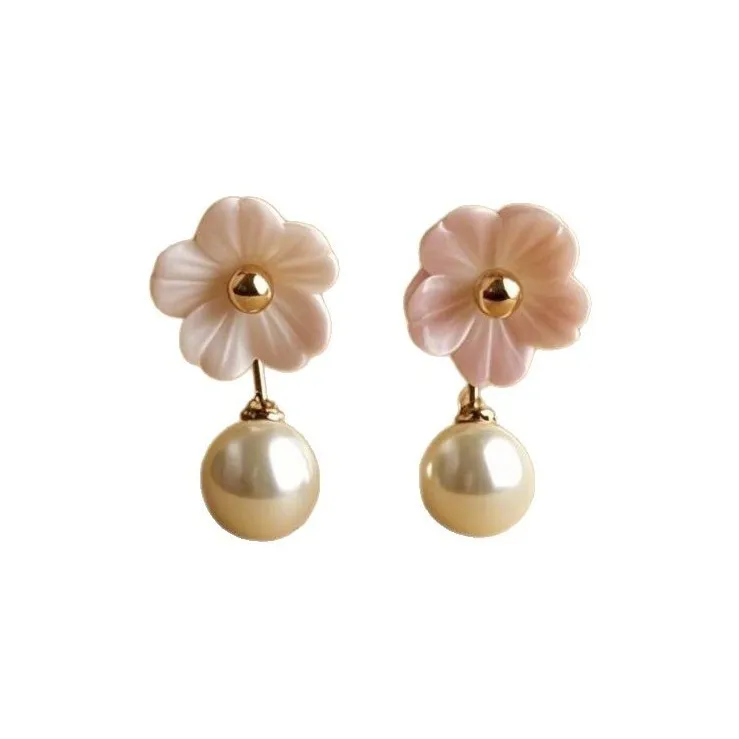 Happy Tide S925 Silver Stud Earrings Women's-0