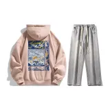 Set (Pink Top+Light Blue Denim Pants)