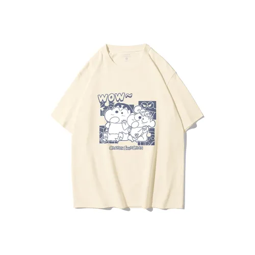 Crayon Shinchan T Shirt Unisex Cream Apricot