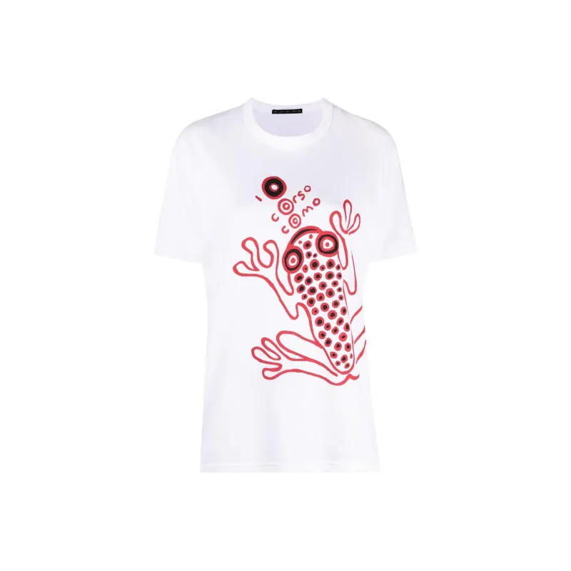 10 CORSO COMO Frog print Logo T shirt-0