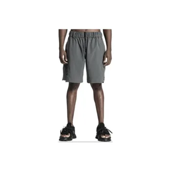 NORVINCY Straight Fit Loose Fit Solid Color Lotus Leaf Cut Piece Sports Shorts Unisex