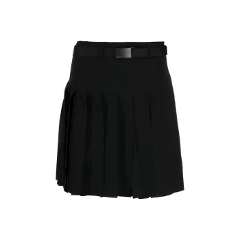 EYTYS Kace Belted Pleated Skirt