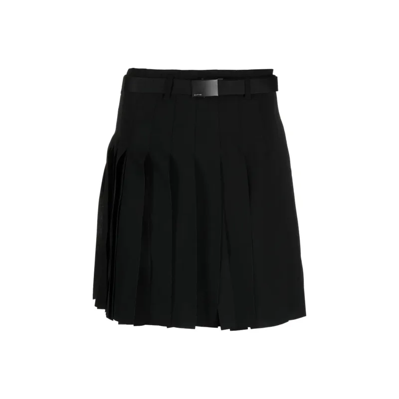 EYTYS Kace Belted Pleated Skirt-0