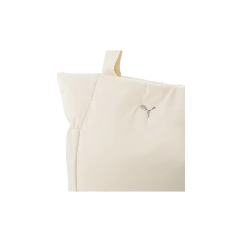 PUMA Recycled Material Tote Bag, Shopping Bag, Shoulder Bag Women's Ecru-3