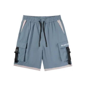 HLA JEANS Casual Shorts Men's Blue And Gray Inlay 17