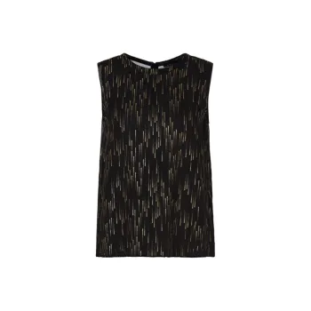 ARMANI EXCHANGE Metallic threading Top