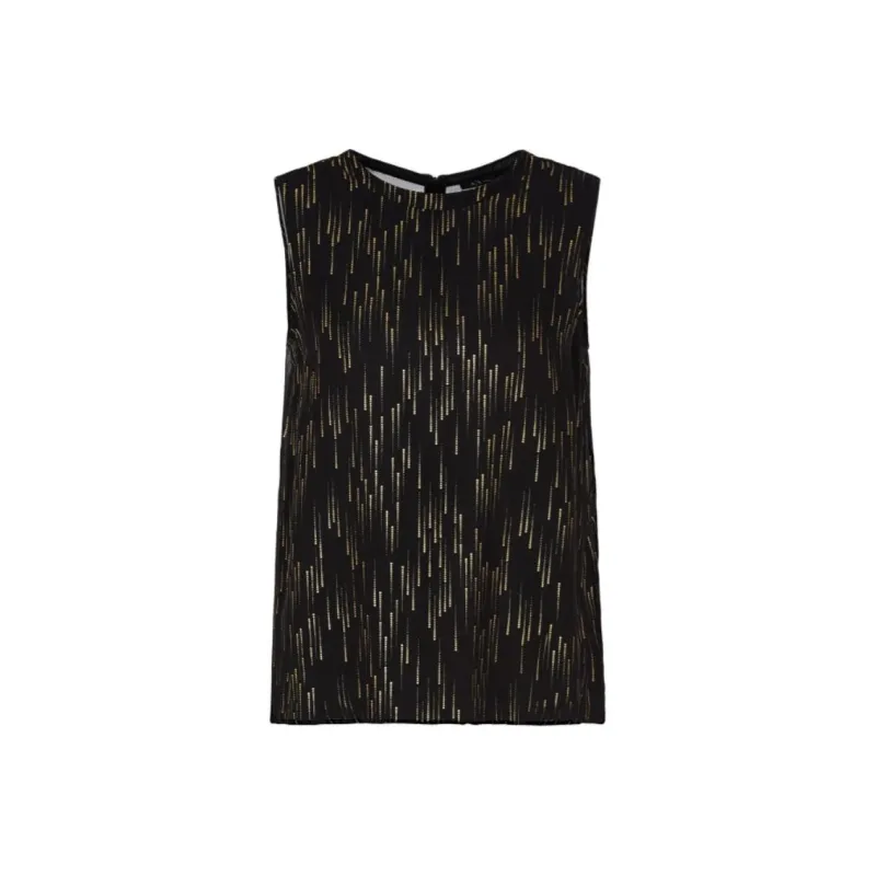 ARMANI EXCHANGE Metallic threading Top-0