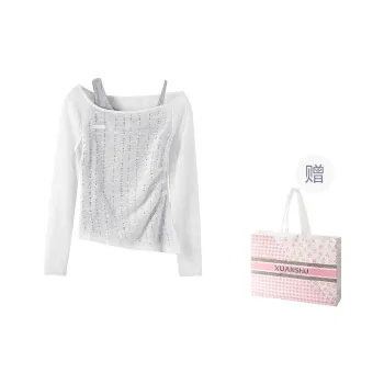 XUANSHU T Shirts Women's White