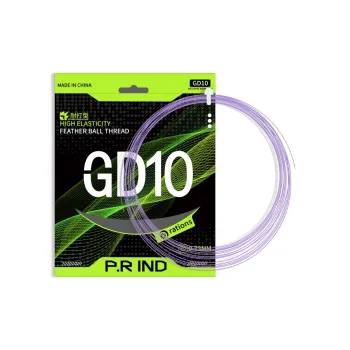 P.R IND Stretch Durable, Both Features Badminton Racket Strings Taro Purple Nylon Thread+Composite Yarn Unisex