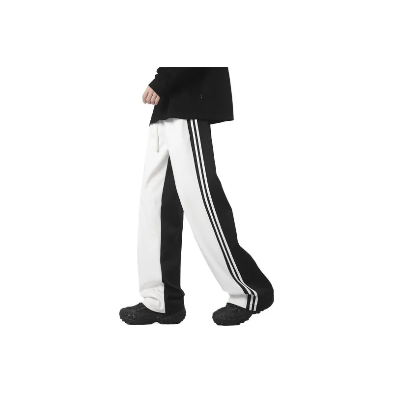 SZSX Casual Pants Unisex Black White-0