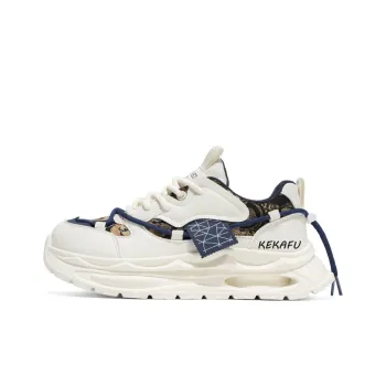 KEKAFU Cushioning Slip Resistant Height Increasing Low Top Chunky Sneakers Men's