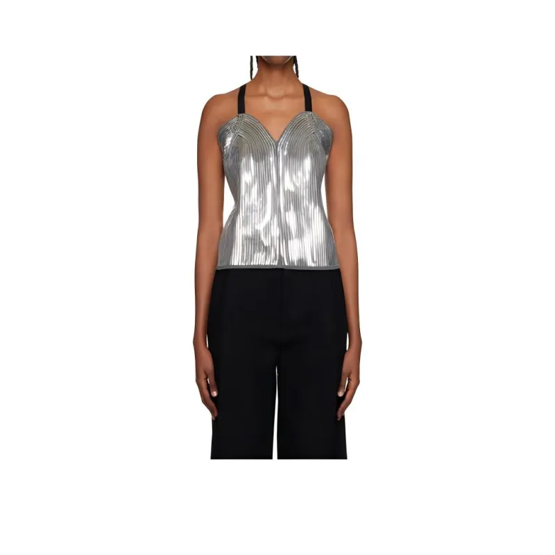 WE11DONE Tank Top Women's Silver-0