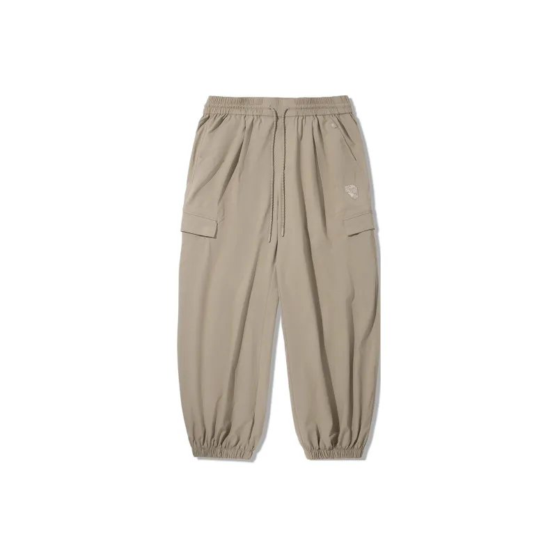 LiNing x CHENGLONG LIANMINGKUAN Casual Pants Men's Coffee Foam Taupe-0