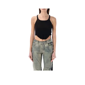 Rick Owens DRKSHDW Basic Cropped Tank Top