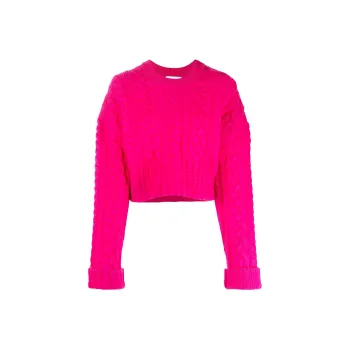AMIPARIS Cable knit Virgin Wool Jumper