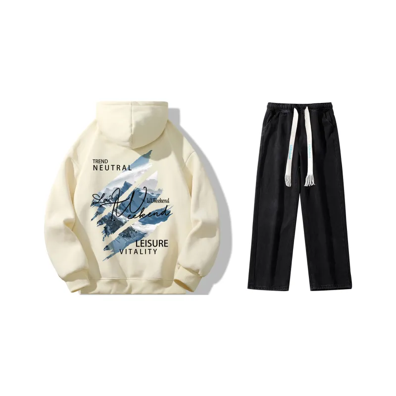 LA'T.WEEKEND Sweatshirt Set Unisex-22